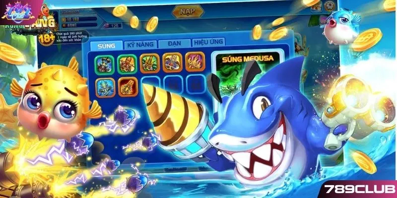 Các tính năng đặc biệt chỉ có tại bắn cá rồng 3D